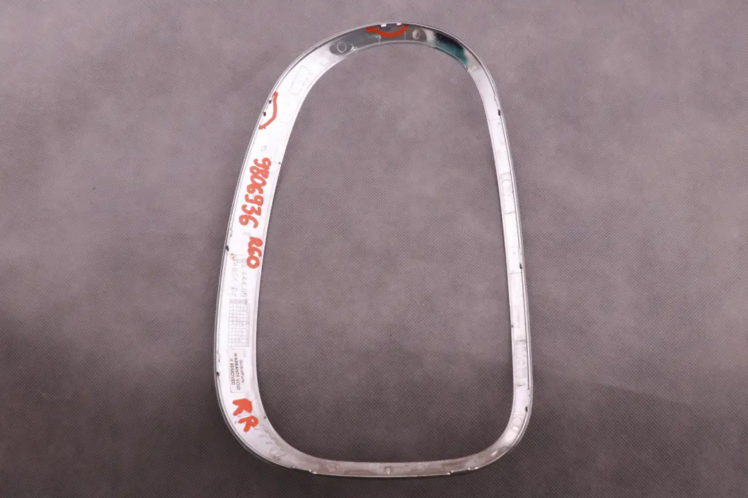 Mini Countryman R60 Trim Ring Lamp Light Rear Right O/S Chrome - SKU 9806936 - Part number 9806936