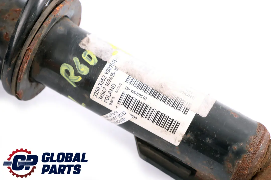 Benzina N16 Coilover Posteriore Sinistra per Mini Cooper One R60 R61 con numero di parte 9807015 Mini Cooper One R60 R61 Benzina N16 Coilover Posteriore Sinistra - SKU 9807015-1 - Numero di parte 9807015