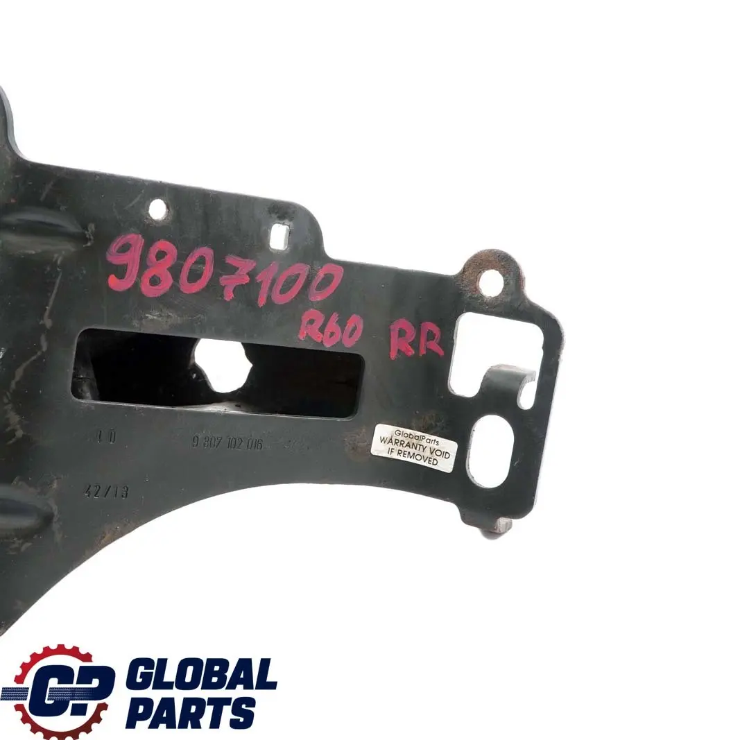 BMW Mini R60 R61 Rear Right O/S Wheel Suspension Carrier Trailing Arm Bracket - SKU 9807100 - Part number 9807100