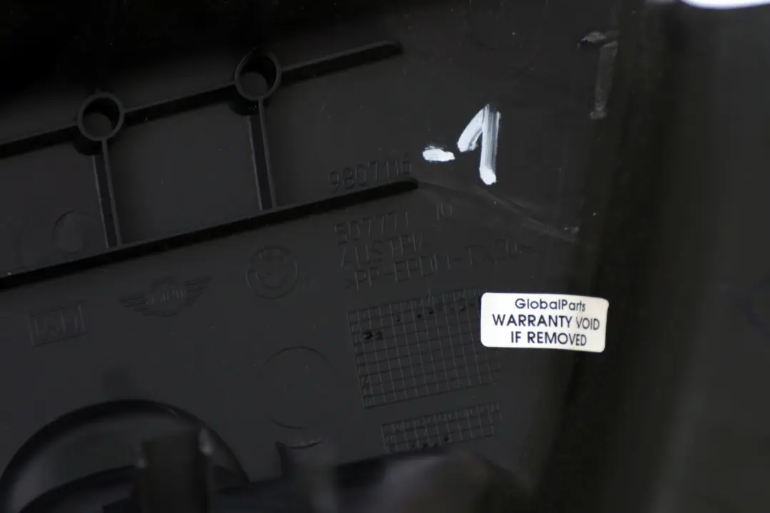 Right O/S Boot Trunk Shoulder Trim Panel Carbon Black to BMW Mini Countryman R60 with Part number 9807116 BMW Mini Countryman R60 Right O/S Boot Trunk Shoulder Trim Panel Carbon Black - SKU 9807116-1 - Part number 9807116