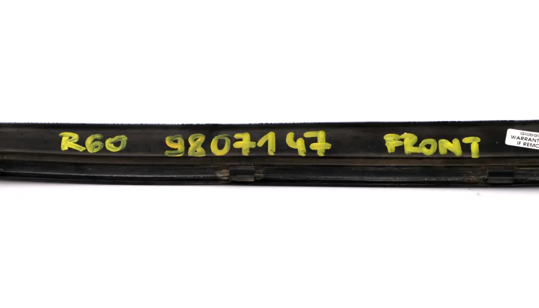 Delantero Izquierdo Derecho N/ Sellado Puerta Inferior Negro para Mini Countryman R60 con número de pieza 9807147 Mini Countryman R60 Delantero Izquierdo Derecho N/ Sellado Puerta Inferior Negro - SKU 9807147 - Número de pieza 9807147