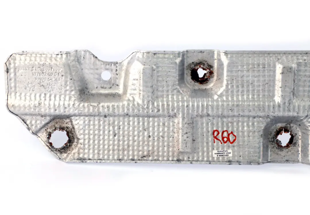 Heat Insulation Rear Silencer Right O/S to Mini Cooper R60 R61 with Part number 9807158 Mini Cooper R60 R61 Heat Insulation Rear Silencer Right O/S - SKU 9807158 - Part number 9807158