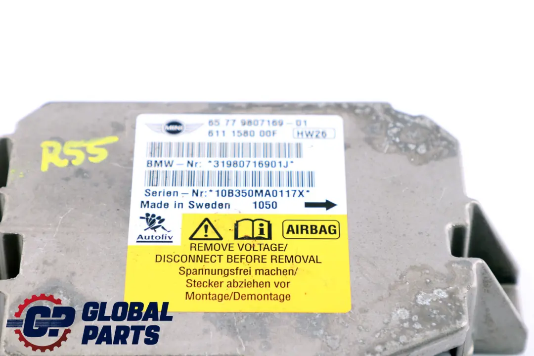 Module Control Unit ECU to Mini Cooper One R56 R55 R58 R60 R61 Air with Part number 3428715 Mini Cooper One R56 R55 R58 R60 R61 Air Module Control Unit ECU - SKU 9807169 - Part number 3428715