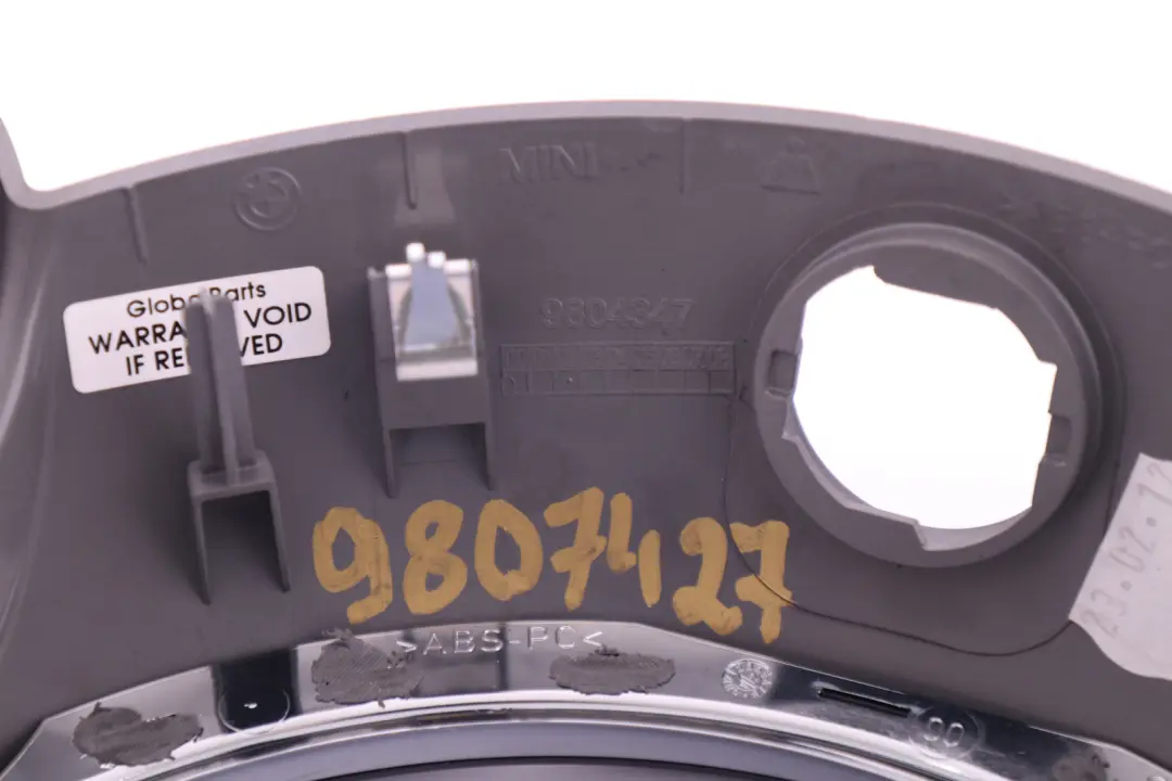 Mini Countryman R60 Anillo Panel Delantero Salpicadero Gris Oscuro 9804347 - SKU 9807427 - Número de pieza 9807427