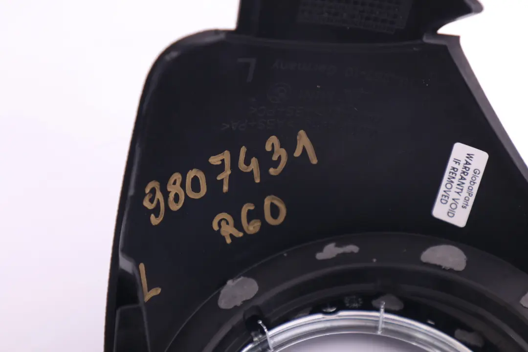 Tapa Salida Aire Salpicadero Izquierda Cromo para Mini Countryman R60 con número de pieza 9807431 Mini Countryman R60 Tapa Salida Aire Salpicadero Izquierda Cromo - SKU 9807431 - Número de pieza 9807431