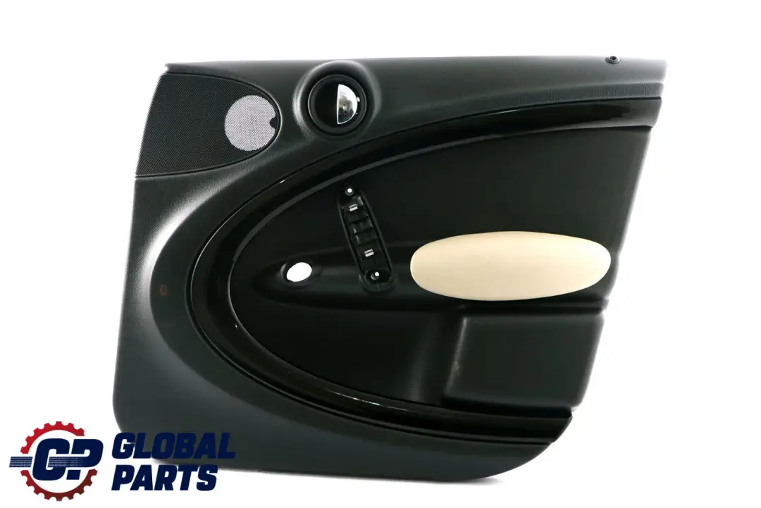 Front Right O/S Door Card Trim Panel Carbon Black Beige to Mini Countryman R60 with Part number 9807540 Mini Countryman R60 Front Right O/S Door Card Trim Panel Carbon Black Beige - SKU 9807540 - Part number 9807540