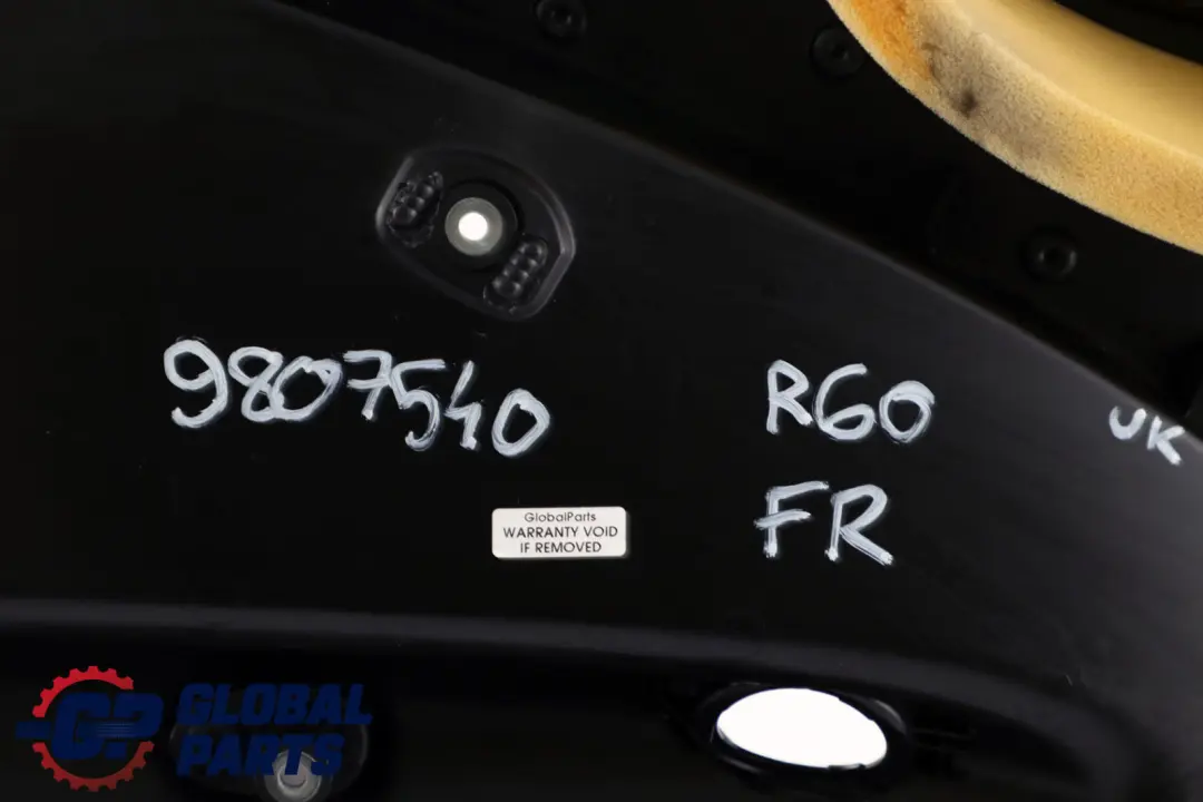 Front Right O/S Door Card Trim Panel Carbon Black Beige to Mini Countryman R60 with Part number 9807540 Mini Countryman R60 Front Right O/S Door Card Trim Panel Carbon Black Beige - SKU 9807540 - Part number 9807540