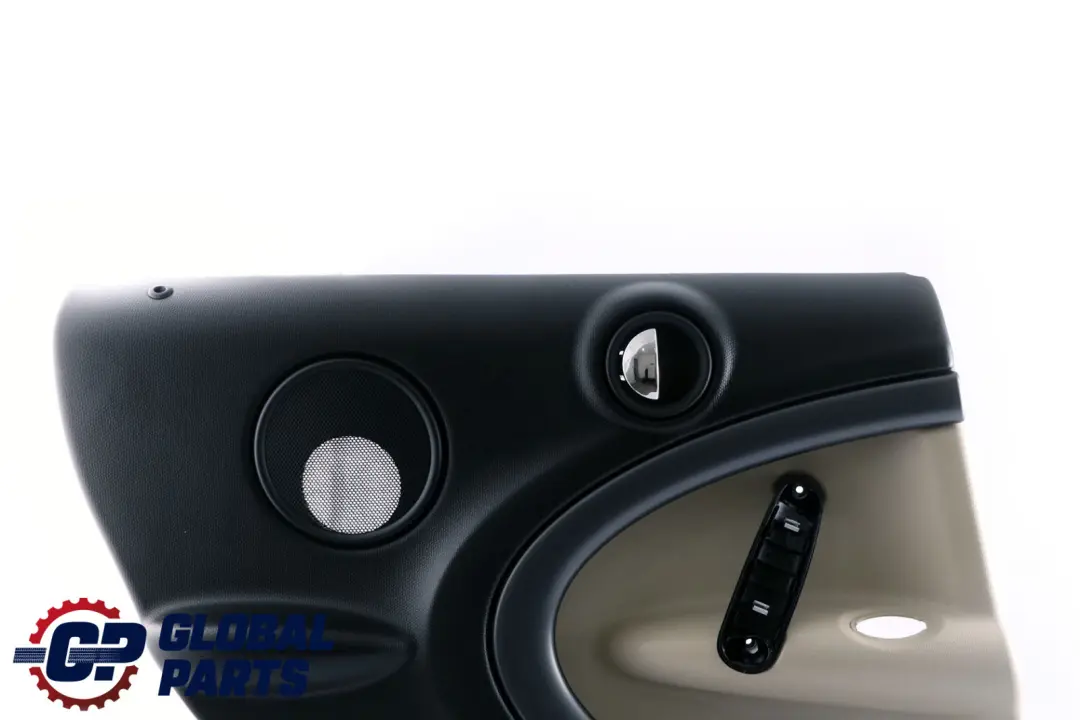 Left N/S Door Card Trim Panel Black Polar Beige to Mini Countryman R60 Rear with Part number 9807565 Mini Countryman R60 Rear Left N/S Door Card Trim Panel Black Polar Beige - SKU 9807565 - Part number 9807565