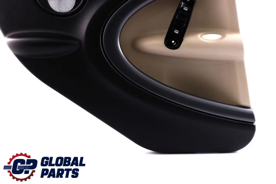 Left N/S Door Card Trim Panel Black Polar Beige to Mini Countryman R60 Rear with Part number 9807565 Mini Countryman R60 Rear Left N/S Door Card Trim Panel Black Polar Beige - SKU 9807565 - Part number 9807565