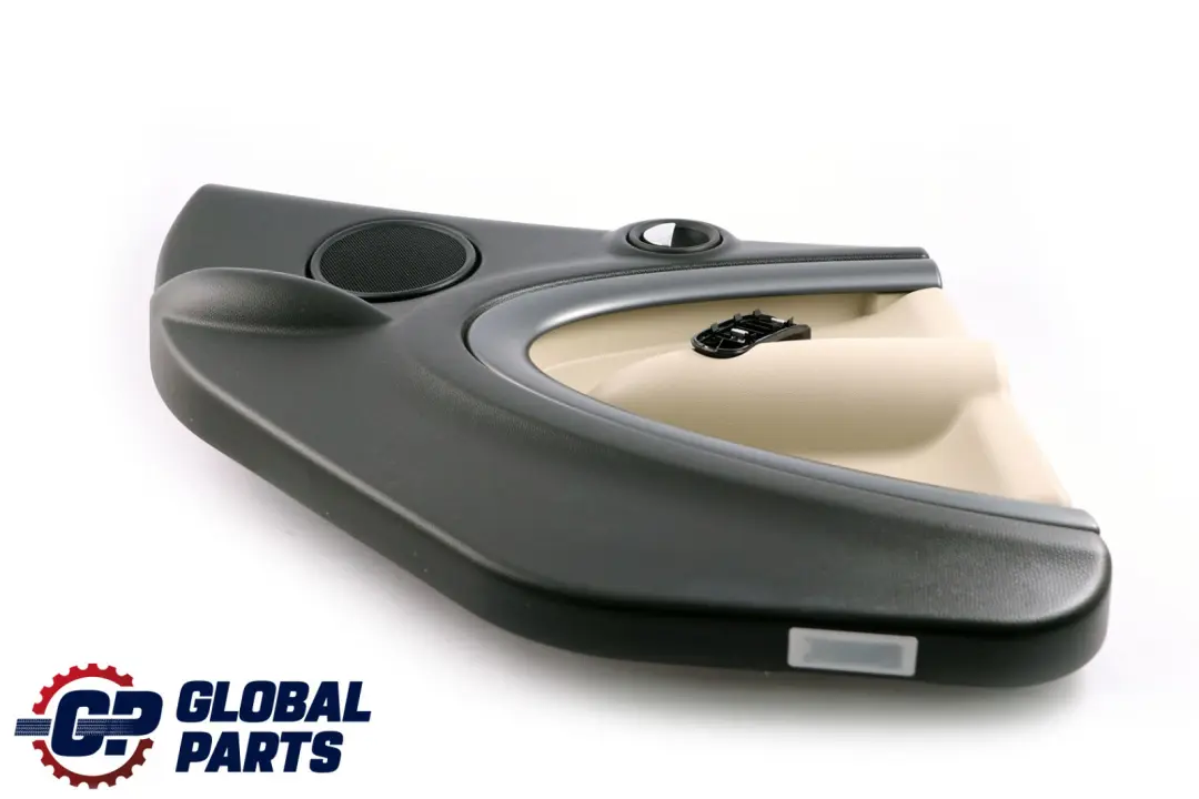 Left N/S Door Card Trim Panel Black Polar Beige to Mini Countryman R60 Rear with Part number 9807565 Mini Countryman R60 Rear Left N/S Door Card Trim Panel Black Polar Beige - SKU 9807565 - Part number 9807565