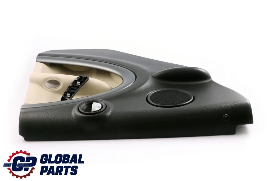 Left N/S Door Card Trim Panel Black Polar Beige to Mini Countryman R60 Rear with Part number 9807565 Mini Countryman R60 Rear Left N/S Door Card Trim Panel Black Polar Beige - SKU 9807565 - Part number 9807565