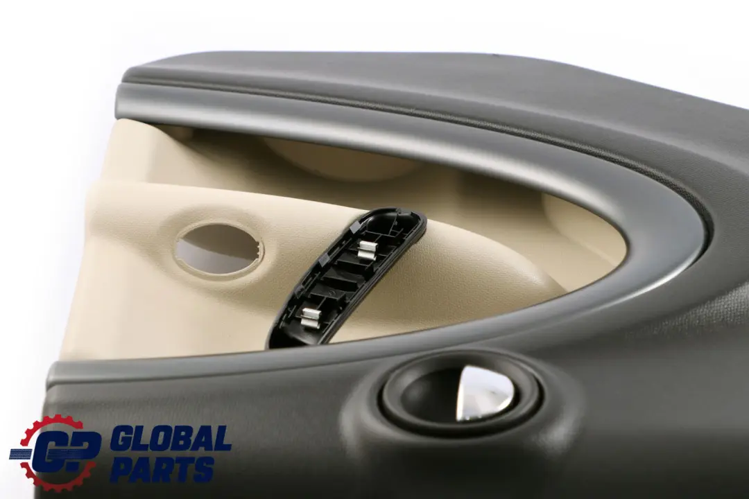 Left N/S Door Card Trim Panel Black Polar Beige to Mini Countryman R60 Rear with Part number 9807565 Mini Countryman R60 Rear Left N/S Door Card Trim Panel Black Polar Beige - SKU 9807565 - Part number 9807565