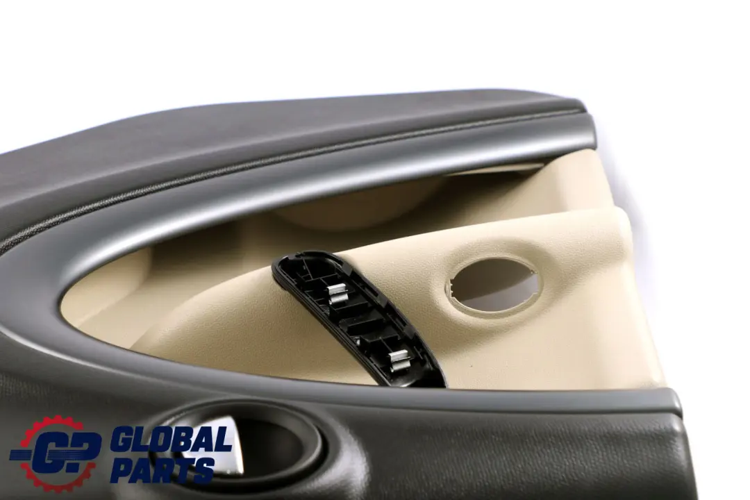 Right O/S Door Card Trim Panel Black Polar Beige to Mini Countryman R60 Rear with Part number 9807566 Mini Countryman R60 Rear Right O/S Door Card Trim Panel Black Polar Beige - SKU 9807566 - Part number 9807566