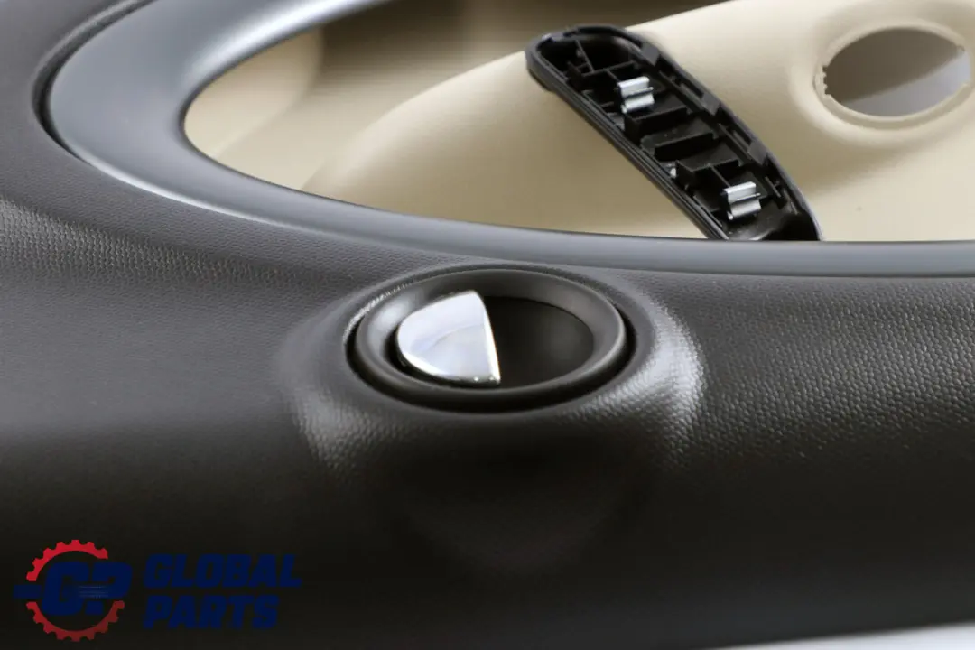 Right O/S Door Card Trim Panel Black Polar Beige to Mini Countryman R60 Rear with Part number 9807566 Mini Countryman R60 Rear Right O/S Door Card Trim Panel Black Polar Beige - SKU 9807566 - Part number 9807566