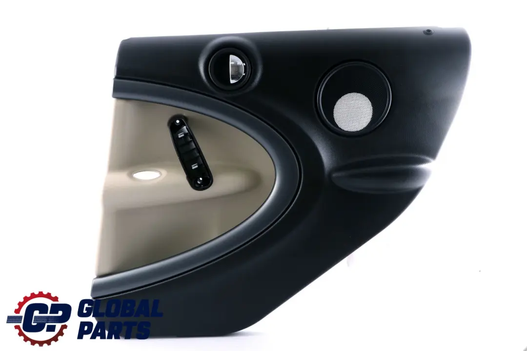 Right O/S Door Card Trim Panel Black Polar Beige to Mini Countryman R60 Rear with Part number 9807566 Mini Countryman R60 Rear Right O/S Door Card Trim Panel Black Polar Beige - SKU 9807566 - Part number 9807566