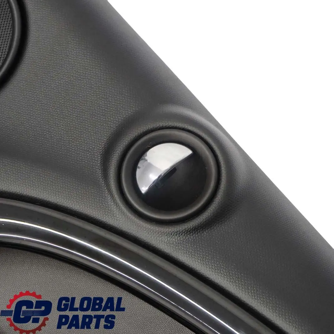 Left Door Card Trim Panel Black Dark Tobacco para Mini Countryman R60 Rear con número de pieza 9807605 Mini Countryman R60 Rear Left Door Card Trim Panel Black Dark Tobacco - SKU 9807605 - Número de pieza 9807605