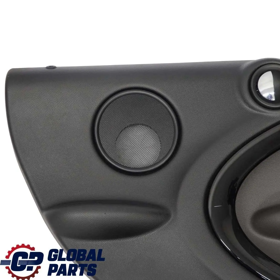 Left Door Card Trim Panel Black Dark Tobacco para Mini Countryman R60 Rear con número de pieza 9807605 Mini Countryman R60 Rear Left Door Card Trim Panel Black Dark Tobacco - SKU 9807605 - Número de pieza 9807605