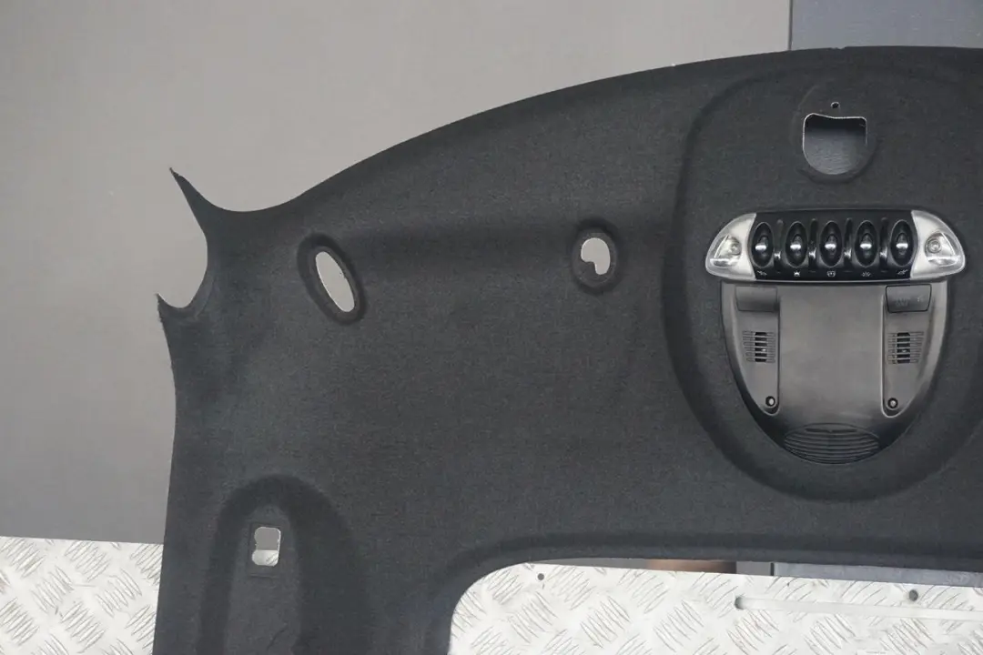Complete Lift Up Slide Back Headlining Roof Lining Black Pillars to BMW Mini R60 with Part number 9807623 BMW Mini R60 Complete Lift Up Slide Back Headlining Roof Lining Black Pillars - SKU 9807623 - Part number 9807623