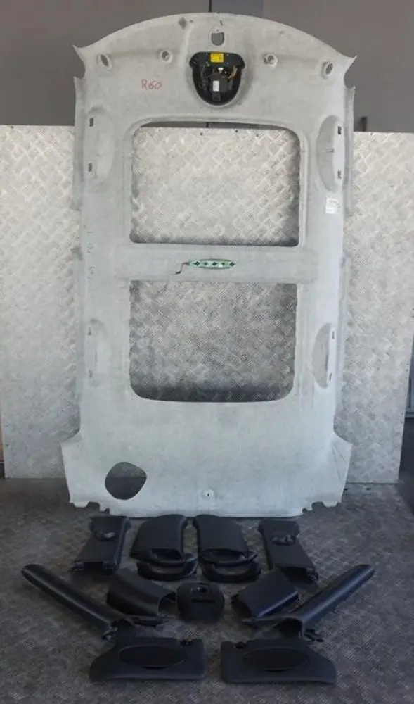 BMW Mini R60 Complete Lift Up Slide Back Headlining Roof Lining Black Pillars - SKU 9807623 - Part number 9807623