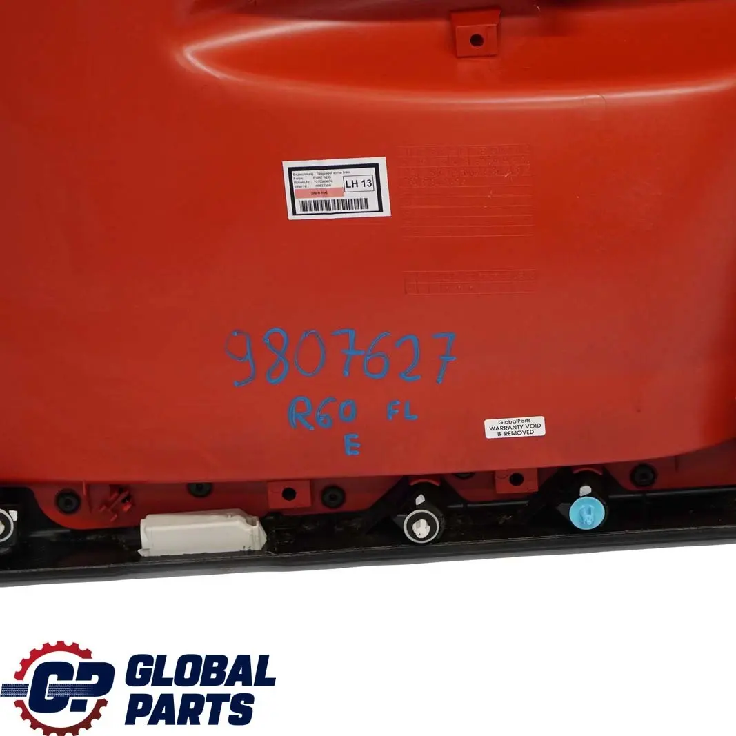 Mini Countryman R60 Panneau Portieres avant Gauche Noir Pur Red Rouge - SKU 9807627 - Numéro de pièce 9807627