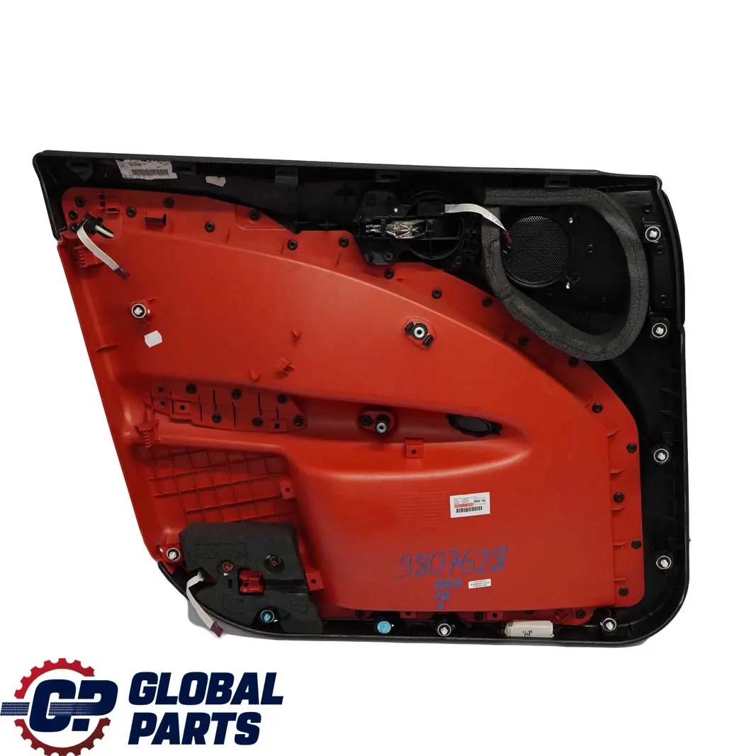 Mini Countryman R60 Panneau Portieres Avant Droite Noir Pur Red Rouge - SKU 9807628 - Numéro de pièce 9807628