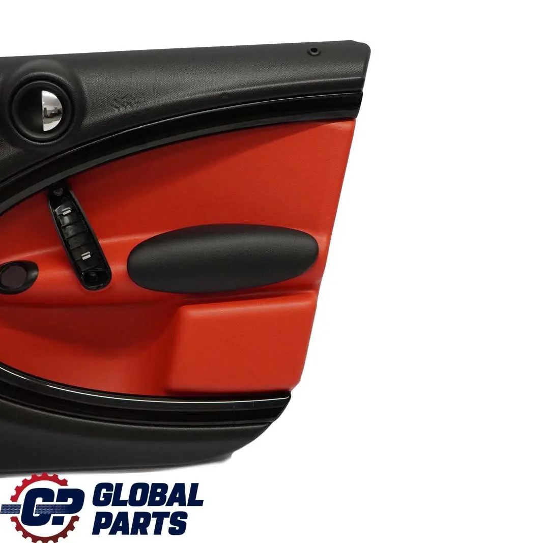 Front Right O/S Door Card Trim Panel Black Pure Red to BMW Mini Countryman R60 with Part number 9807628 BMW Mini Countryman R60 Front Right O/S Door Card Trim Panel Black Pure Red - SKU 9807628 - Part number 9807628