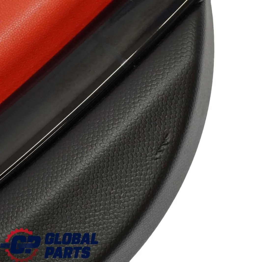 Front Right O/S Door Card Trim Panel Black Pure Red to BMW Mini Countryman R60 with Part number 9807628 BMW Mini Countryman R60 Front Right O/S Door Card Trim Panel Black Pure Red - SKU 9807628 - Part number 9807628