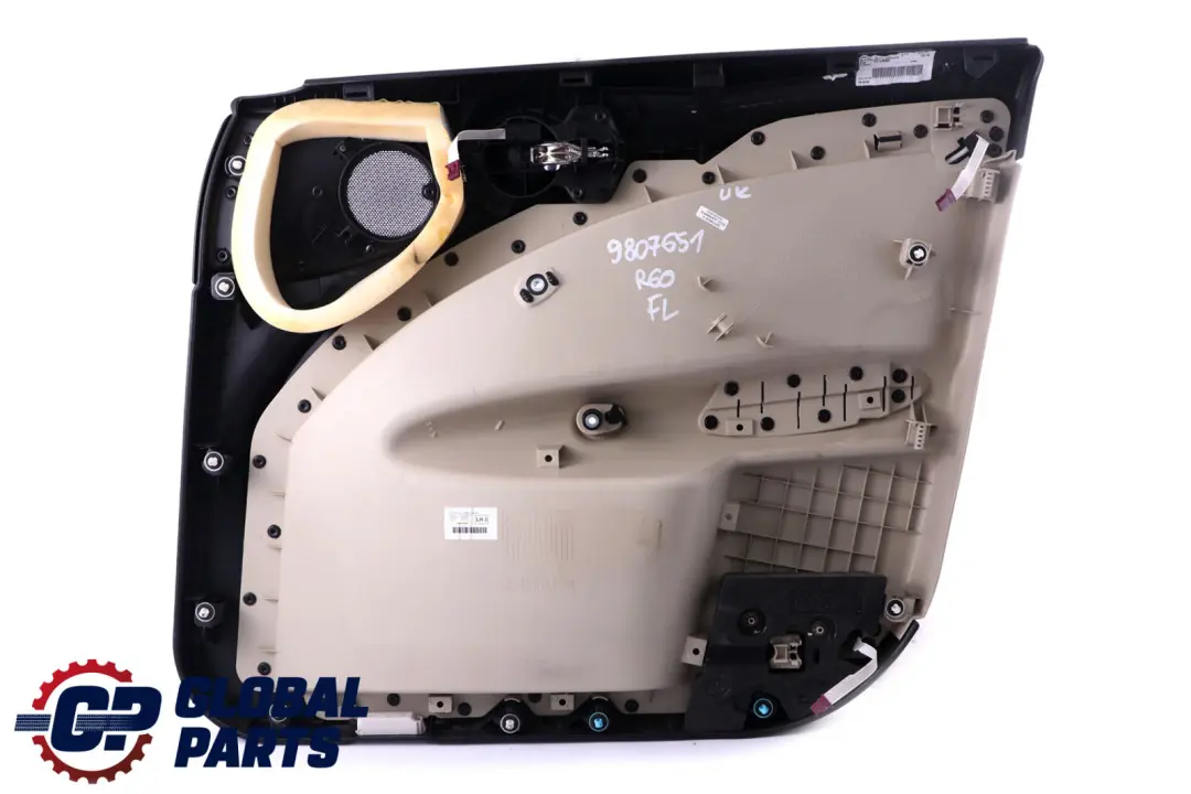 Mini Countryman R60 Front Left N/S Door Card Trim Panel Black Polar Beige - SKU 9807651 - Part number 9807651