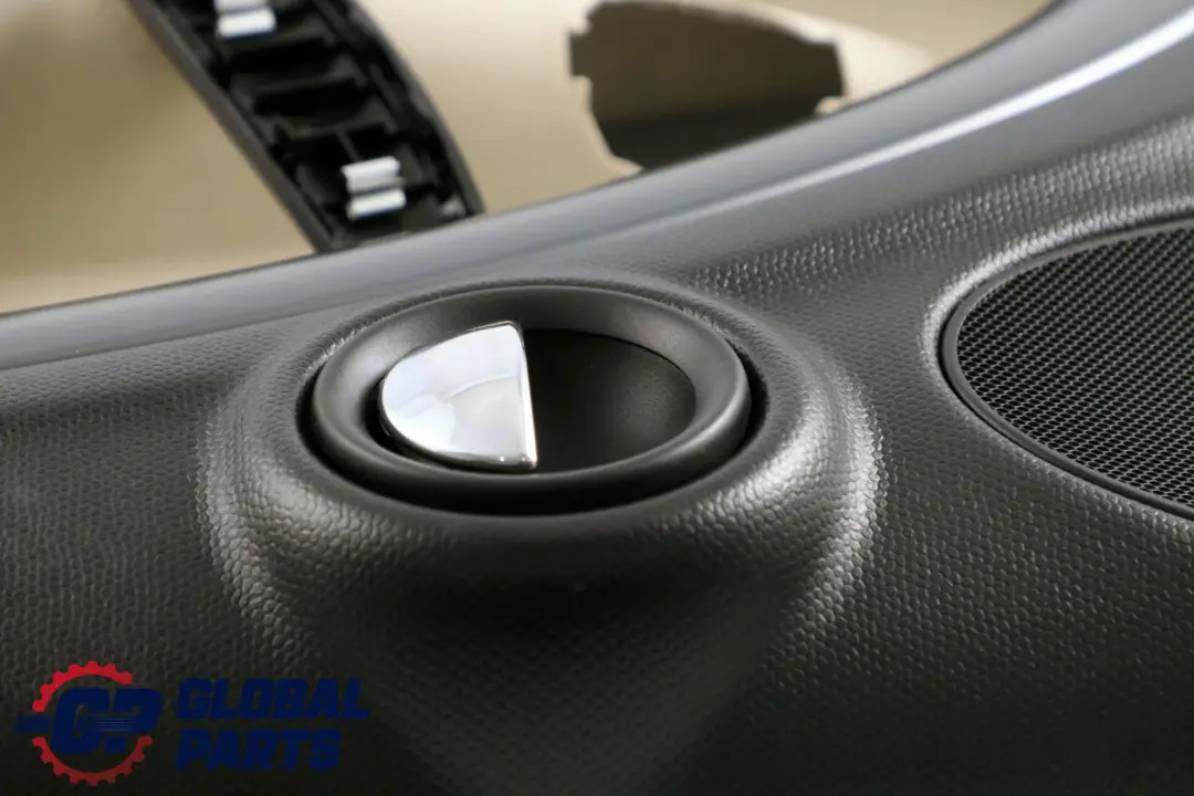 Front Right O/S Door Card Trim Panel Black Polar Beige to Mini Countryman R60 with Part number 9807652 Mini Countryman R60 Front Right O/S Door Card Trim Panel Black Polar Beige - SKU 9807652 - Part number 9807652