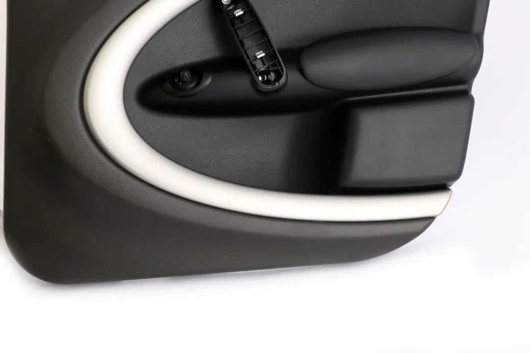 Front Right O/S Door Card Trim Panel Black Dark Tobacco to MINI Countryman R60 with Part number 9807684 MINI Countryman R60 Front Right O/S Door Card Trim Panel Black Dark Tobacco - SKU 9807684 - Part number 9807684