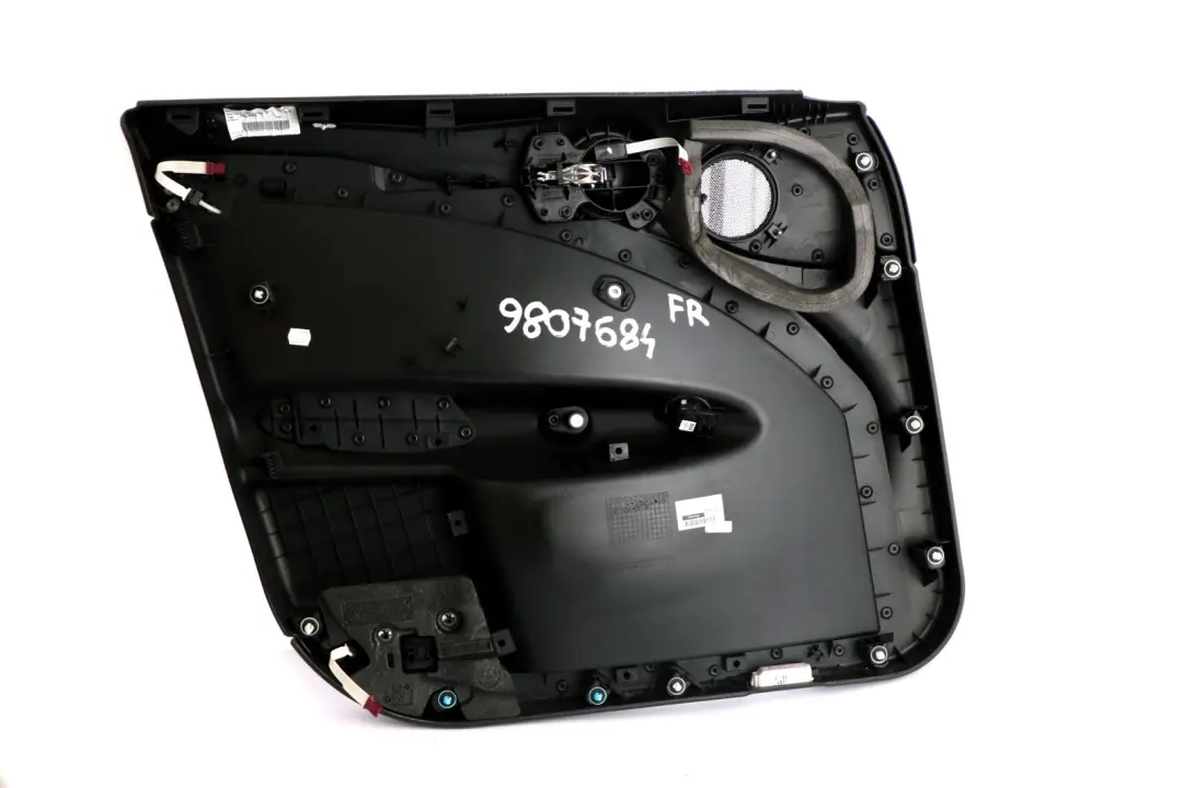 Front Right O/S Door Card Trim Panel Black Dark Tobacco to MINI Countryman R60 with Part number 9807684 MINI Countryman R60 Front Right O/S Door Card Trim Panel Black Dark Tobacco - SKU 9807684 - Part number 9807684