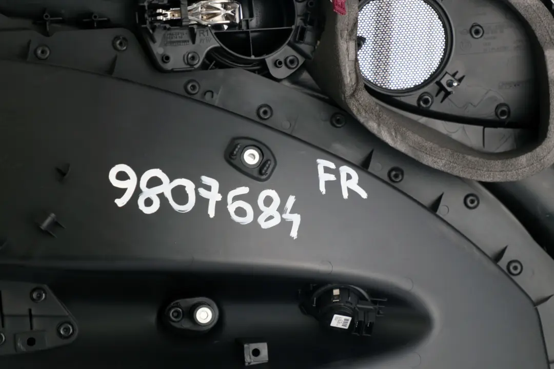 Front Right O/S Door Card Trim Panel Black Dark Tobacco to MINI Countryman R60 with Part number 9807684 MINI Countryman R60 Front Right O/S Door Card Trim Panel Black Dark Tobacco - SKU 9807684 - Part number 9807684