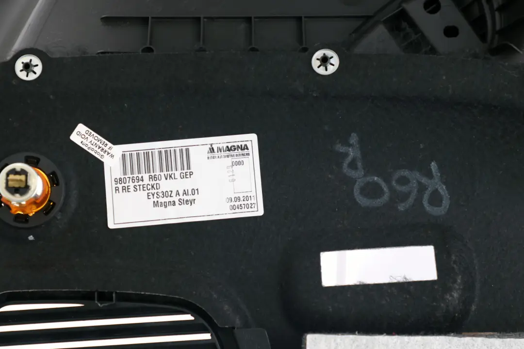 BMW Mini Countryman R60 Right O/S Boot Trunk Luggage Trim Panel Dark Tobacco - SKU 9807694 - Part number 9807694