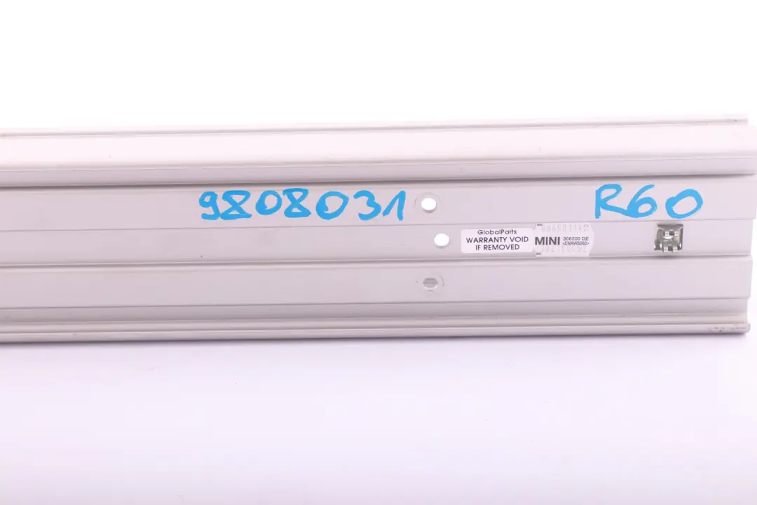 Mini Countryman R60 R61 Consola Central Caja De Almacenamiento Rail Deslizante - SKU 9808031 - Número de pieza 9808031