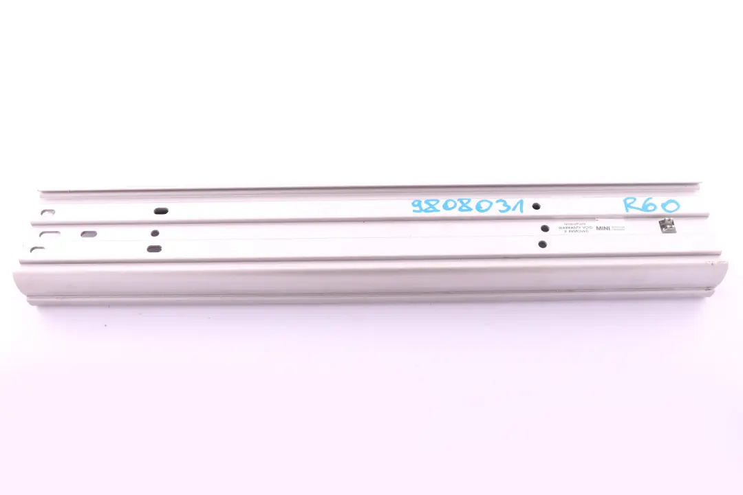 BMW MINI Cooper Countryman R60 R61 Centre Console Storage Box Sliding Rail - SKU 9808031 - Part number 9808031