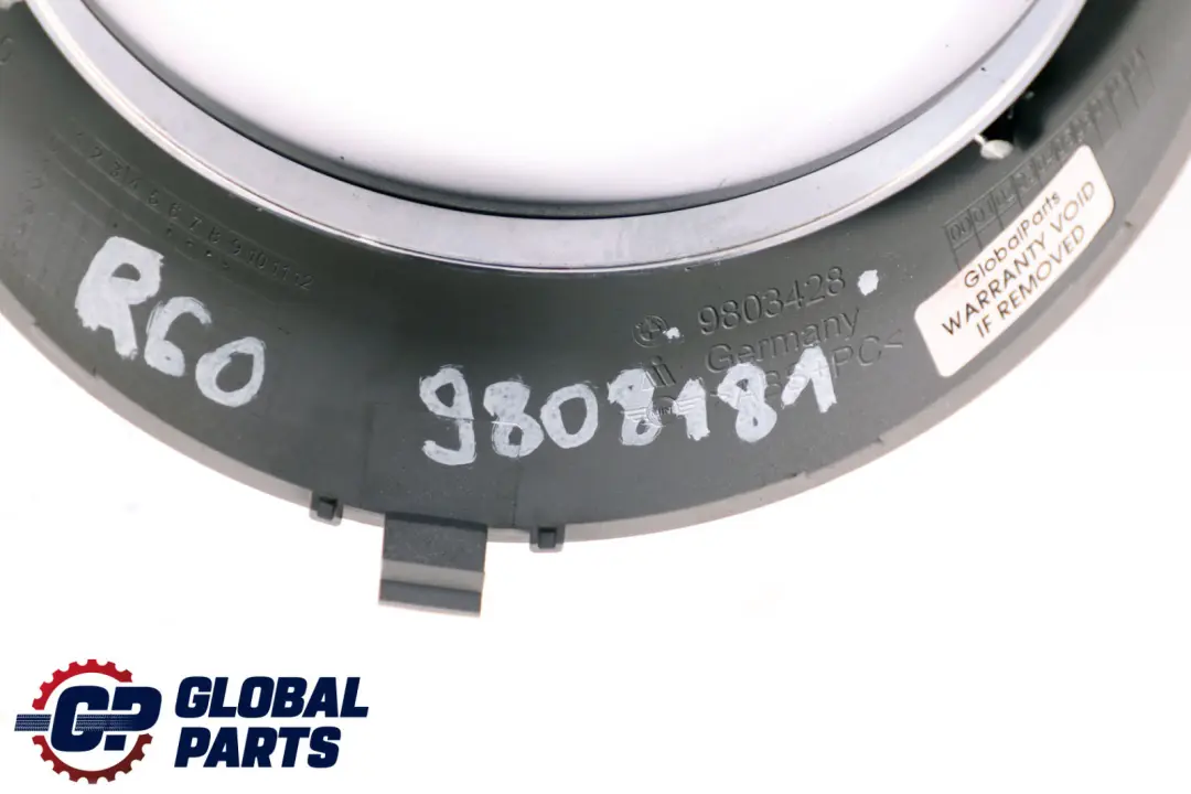 Zierring Schaltung Verchromt Dark Grey Chrom für Mini R60 Countryman mit Teilenummer 9808181 Mini R60 Countryman Zierring Schaltung Verchromt Dark Grey Chrom - SKU 9808181 - Teilenummer 9808181