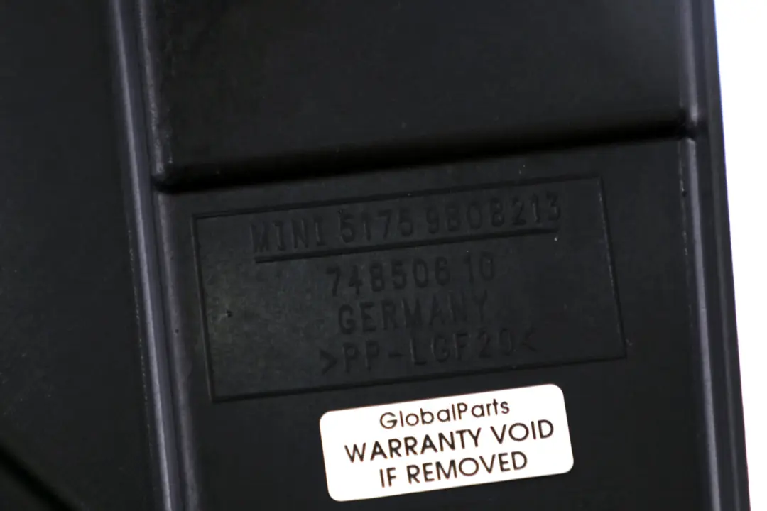 Rivestimento sottoscocca Copri pannello posteriore sinistro per Mini R60 R61 con numero di parte 9808213 Mini R60 R61 Rivestimento sottoscocca Copri pannello posteriore sinistro - SKU 9808213 - Numero di parte 9808213