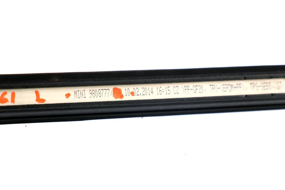 Front Left N/S Door Window Seal Trim Strip Channel Cover to Mini Paceman R61 with Part number 9808777 Mini Paceman R61 Front Left N/S Door Window Seal Trim Strip Channel Cover - SKU 9808777 - Part number 9808777