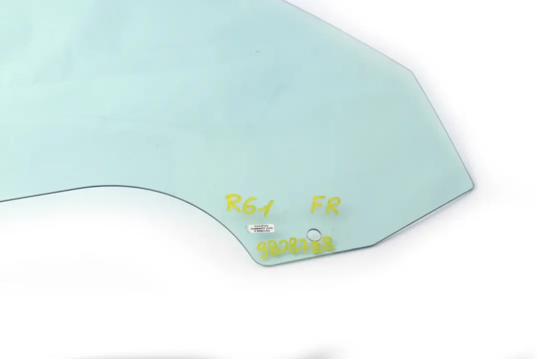 Vetro della porta del finestrino anteriore destro AS2 per Mini Paceman R61 con numero di parte 9808788 Mini Paceman R61 Vetro della porta del finestrino anteriore destro AS2 - SKU 9808788 - Numero di parte 9808788