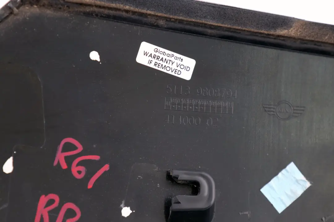 Trim Cover Column C Right O/S Black to Mini Paceman R61 with Part number 9808794 Mini Paceman R61 Trim Cover Column C Right O/S Black - SKU 9808794 - Part number 9808794