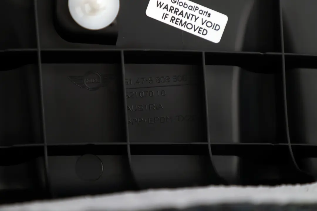 Gepäckraum Blende Ladekante Schwarz für Mini Paceman R61 mit Teilenummer 9808906 Mini Paceman R61 Gepäckraum Blende Ladekante Schwarz - SKU 9808906 - Teilenummer 9808906