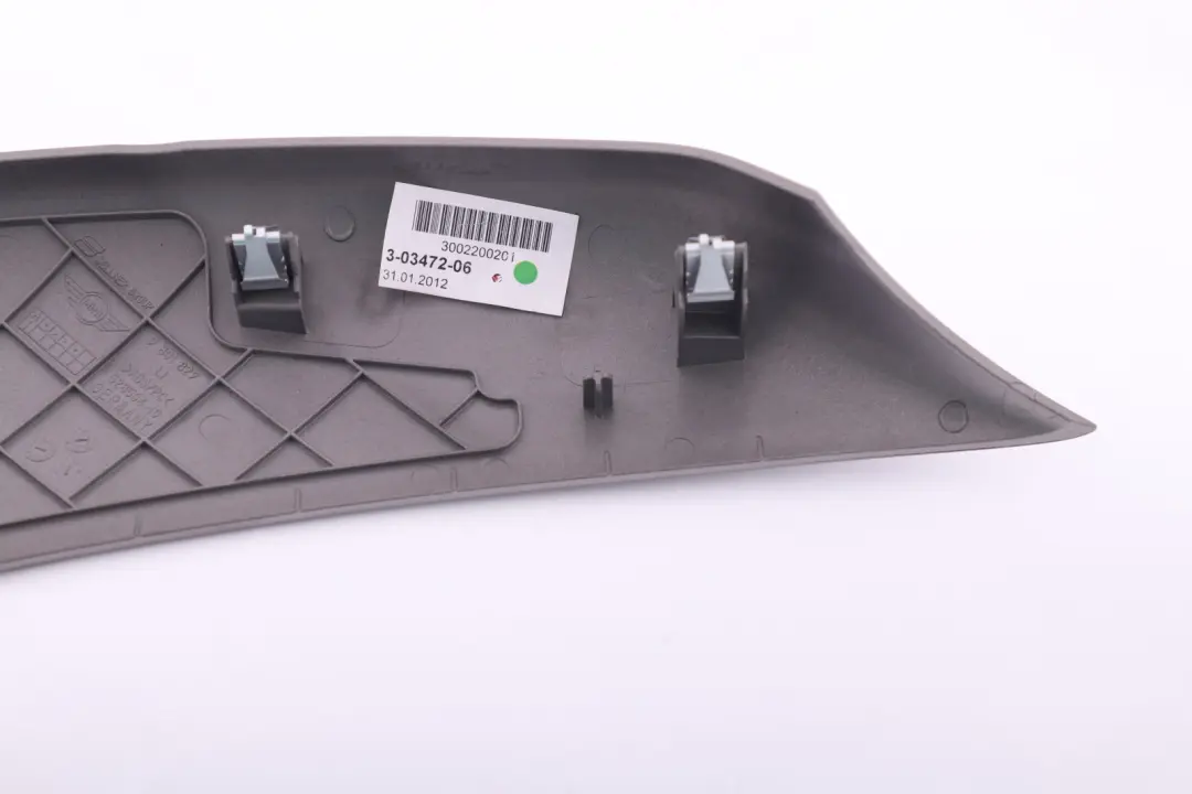 Front Left Center Console Trim Panel Cover N/S Dark Silver to Mini R60 R61 with Part number 9809545 Mini R60 R61 Front Left Center Console Trim Panel Cover N/S Dark Silver - SKU 9809545-1 - Part number 9809545