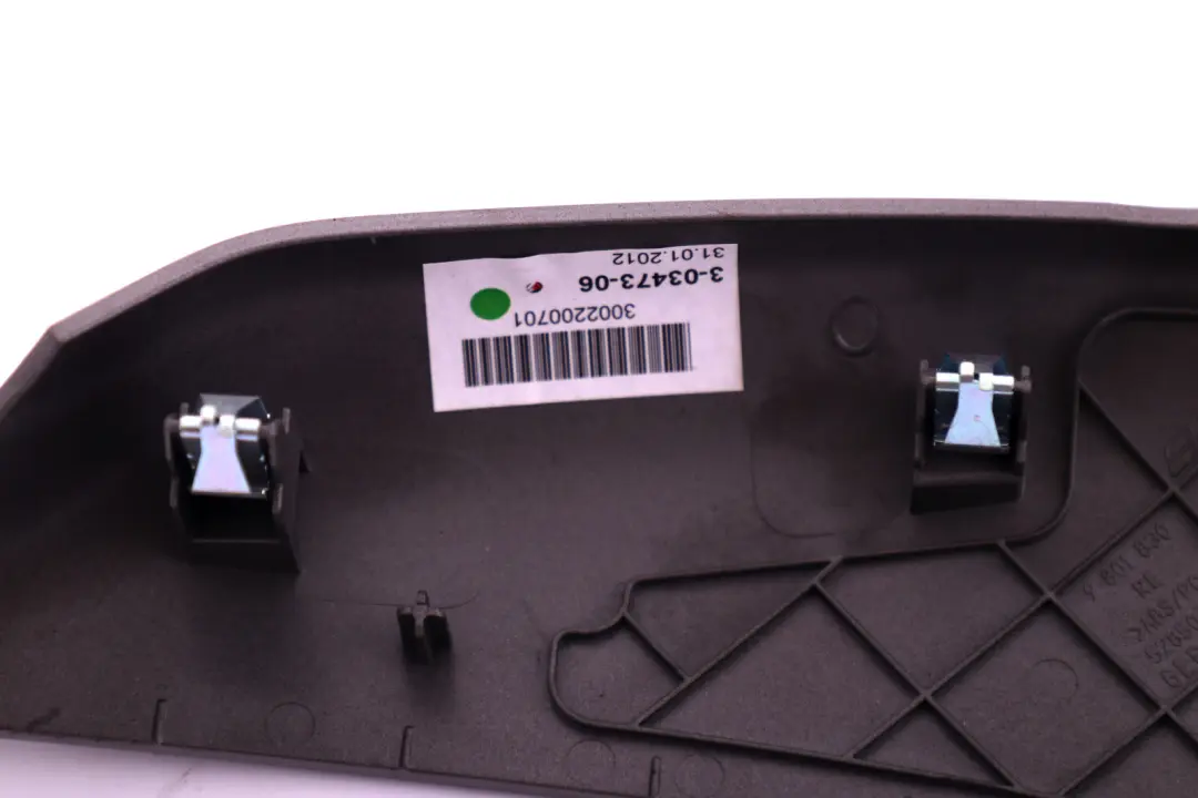 Front Right Center Console Trim Panel Cover O/S Dark Silver to Mini 1 R60 R61 with Part number 9809546 Mini 1 R60 R61 Front Right Center Console Trim Panel Cover O/S Dark Silver - SKU 9809546-1 - Part number 9809546