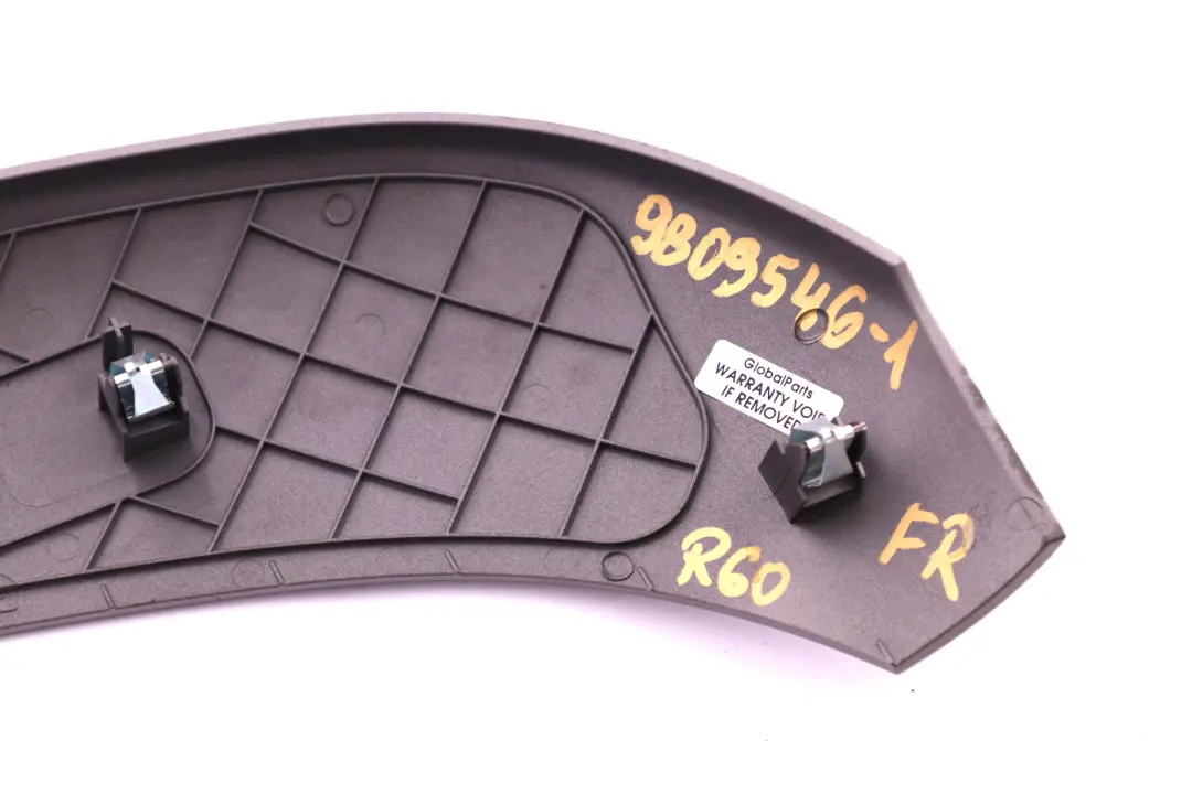 Front Right Center Console Trim Panel Cover O/S Dark Silver to Mini 1 R60 R61 with Part number 9809546 Mini 1 R60 R61 Front Right Center Console Trim Panel Cover O/S Dark Silver - SKU 9809546-1 - Part number 9809546