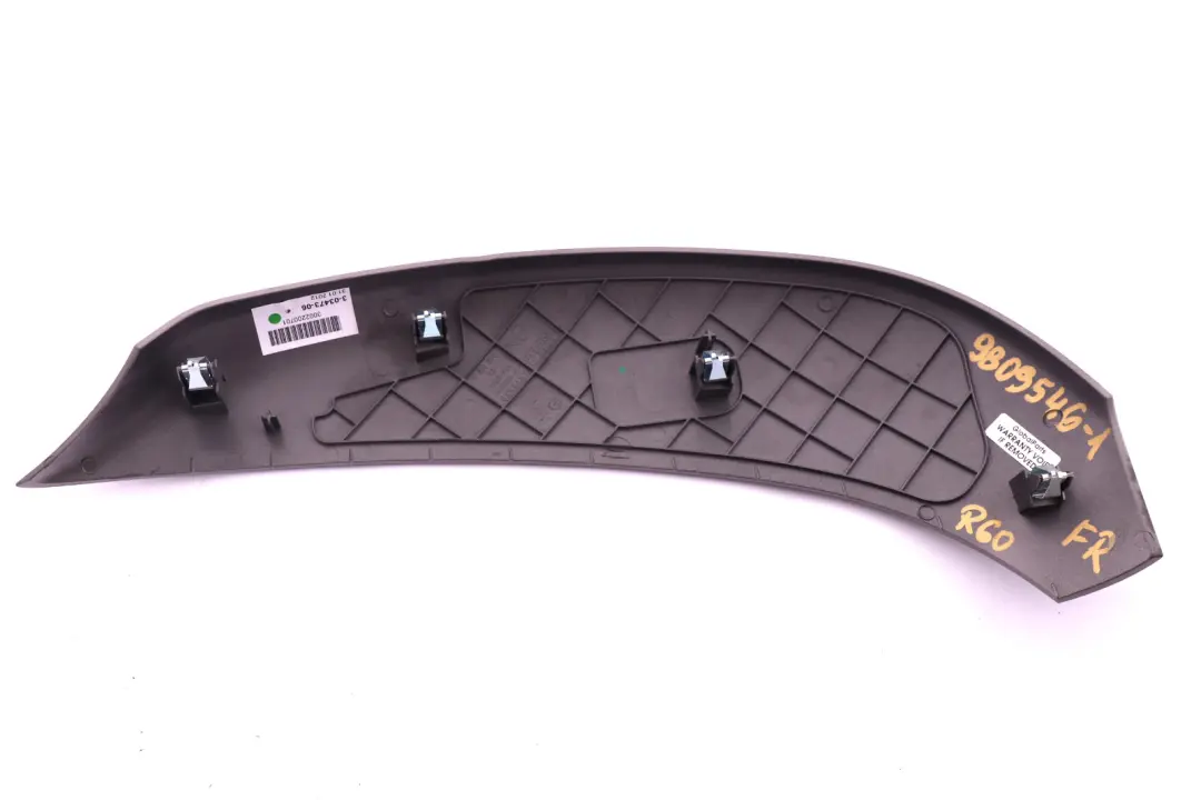 Front Right Center Console Trim Panel Cover O/S Dark Silver to Mini 1 R60 R61 with Part number 9809546 Mini 1 R60 R61 Front Right Center Console Trim Panel Cover O/S Dark Silver - SKU 9809546-1 - Part number 9809546