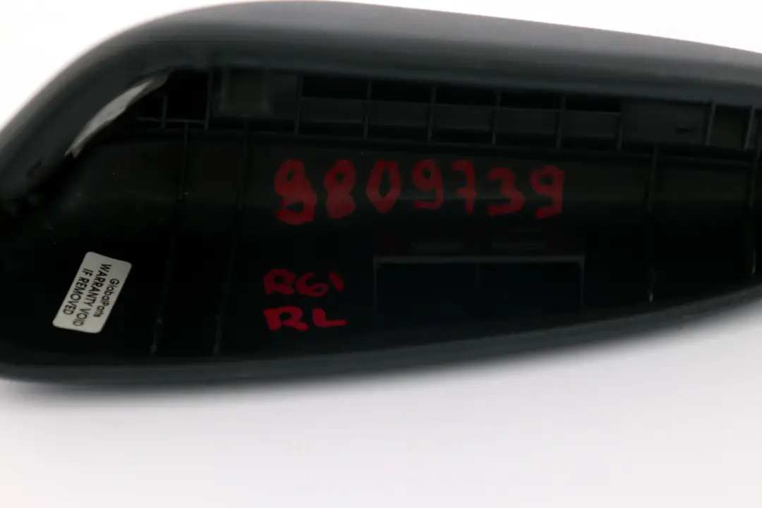Mini R61 Panneau de garniture de porte accoudoir arrière gauche Black - SKU 9809739 - Numéro de pièce 9809739