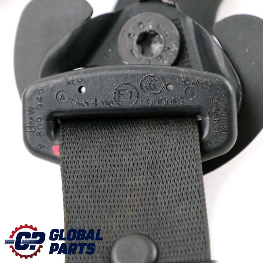 Asiento de Seguridad Cinturón Superior Delantero Derecho Negro para Mini R61 con número de pieza 9809946 Mini R61 Asiento de Seguridad Cinturón Superior Delantero Derecho Negro - SKU 9809946 - Número de pieza 9809946