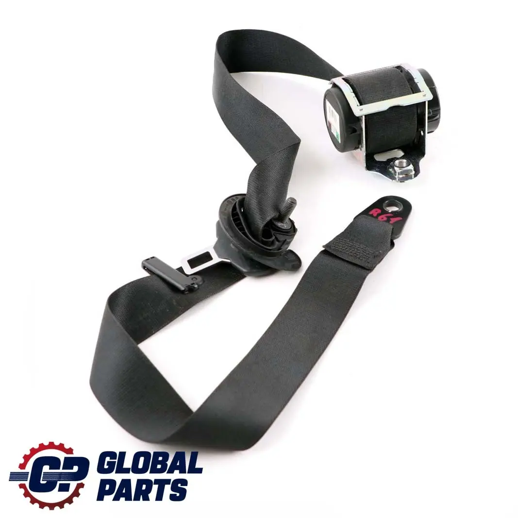 Ceinture supérieure de siège de sécurité avant droite noire pour Mini R61 à propos du numéro de pièce 9809946 Mini R61 Ceinture supérieure de siège de sécurité avant droite noire - SKU 9809946 - Numéro de pièce 9809946