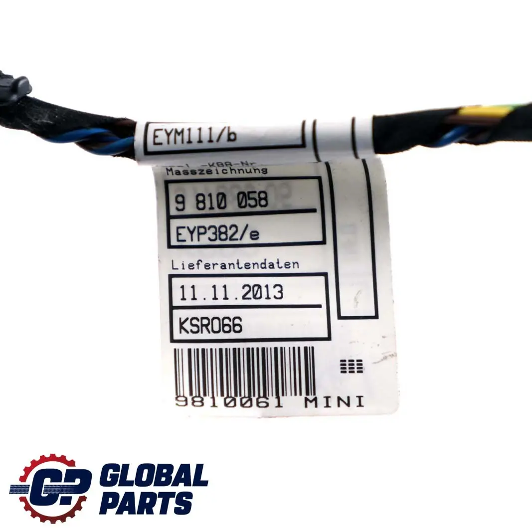 Mini Paceman R61 Cable Door Rear Left Right N/O/S Wiring Harness - SKU 9810061 - Part number 9810061