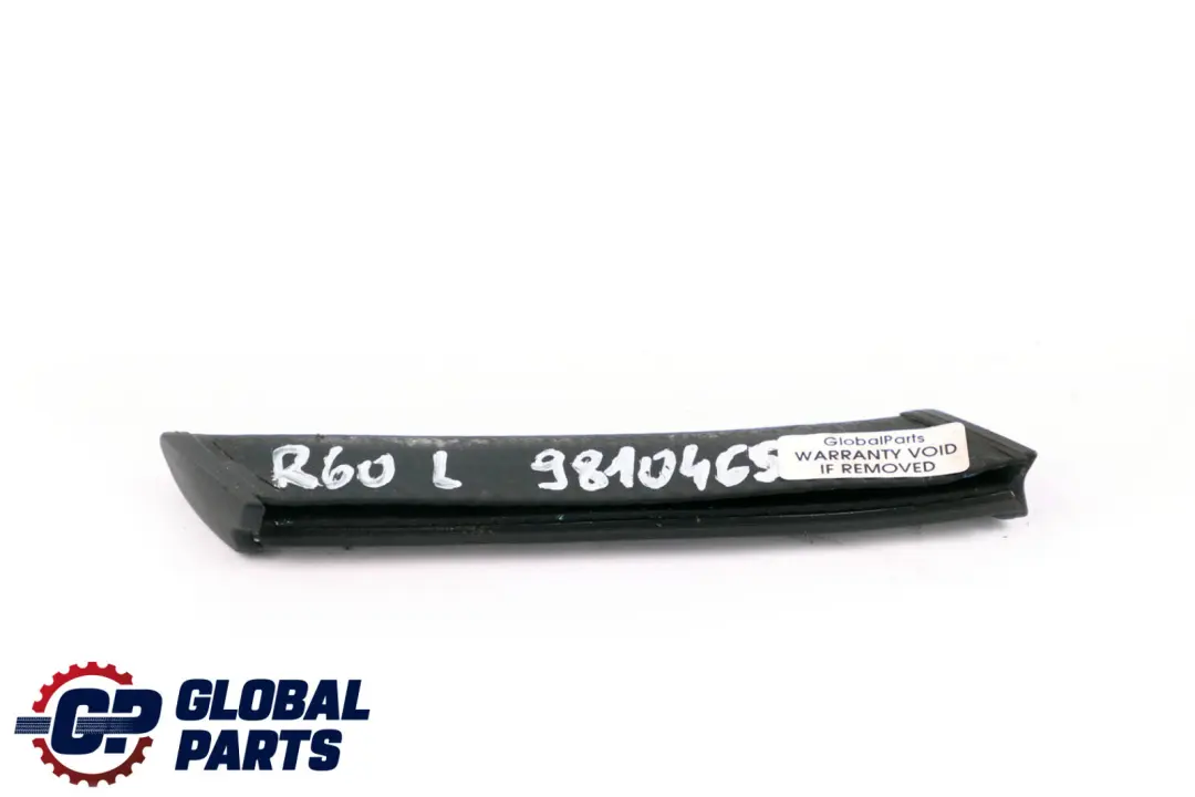 Moldura Panel Lateral Delantero Izquierdo Cromada para Mini Cooper R60 R61 con número de pieza 9810465 Mini Cooper R60 R61 Moldura Panel Lateral Delantero Izquierdo Cromada - SKU 9810465 - Número de pieza 9810465
